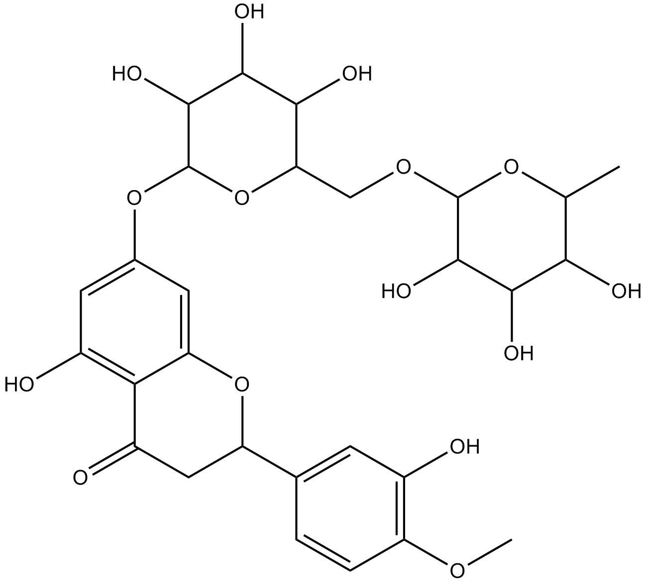 Hesperidin (Hesperetin 7-rutinoside) 520-26-3